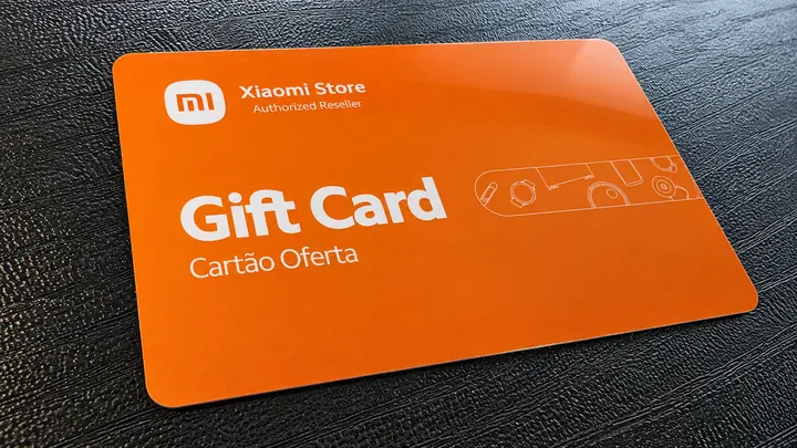 Gift card Xiaomi produzido pela ActiveCard