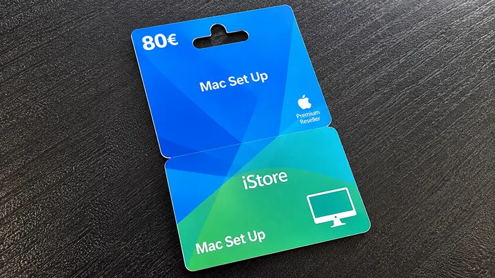 Cartão presente 80€ produzido pela ActiveCard