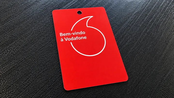 Credêncial Vodafone produzido pela ActiveCard